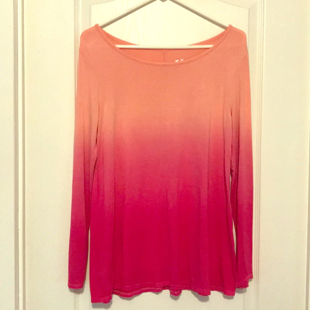 Justice Pink Ombré Blouse